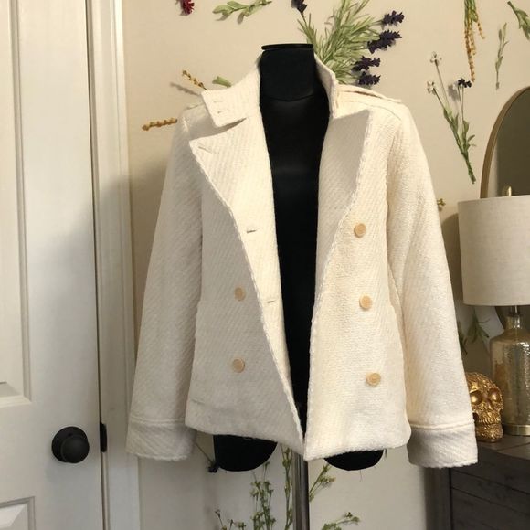 Theory Sisen Journey Jacket Twill Pea Coat NWT - Picture 4 of 14